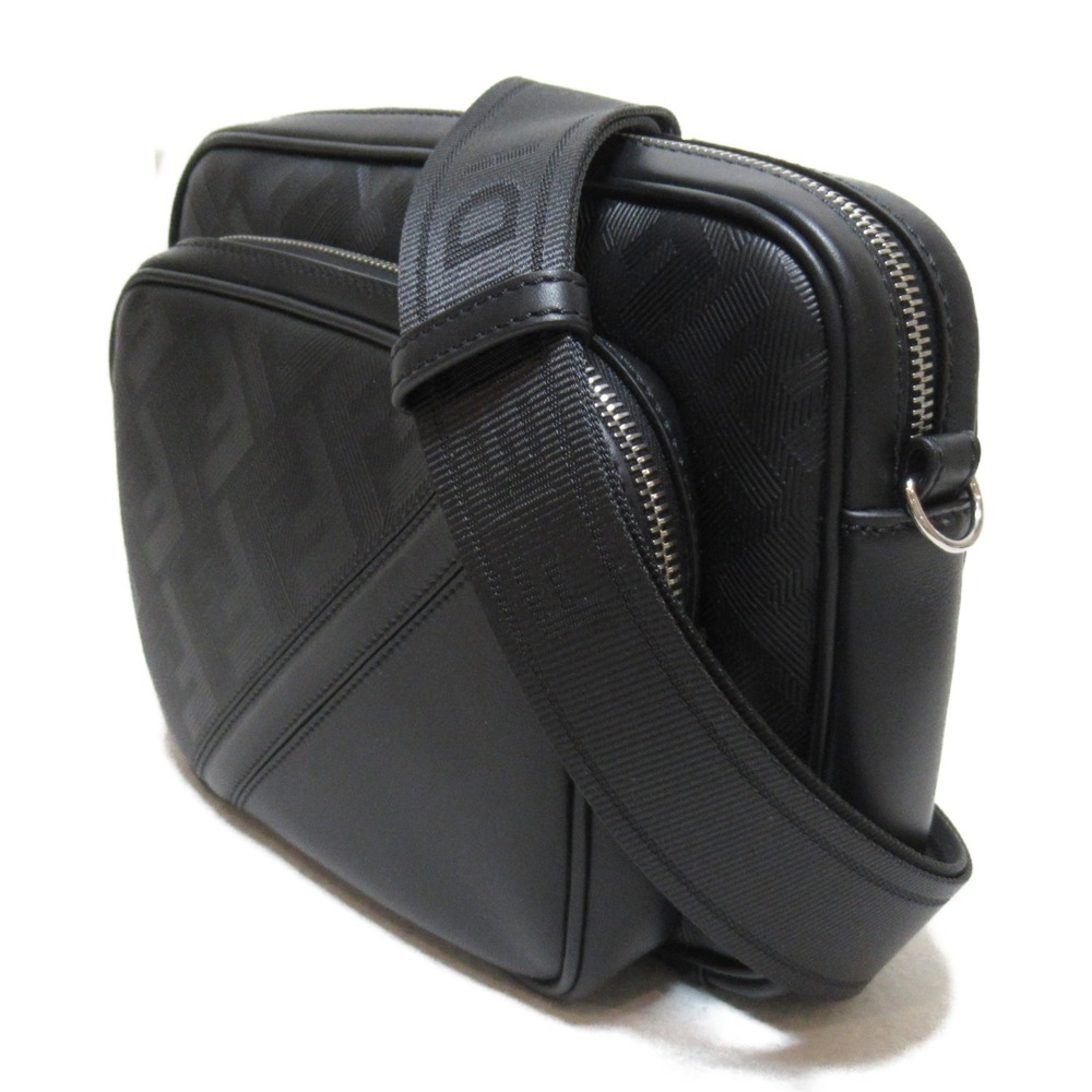 Fendi Camera Black Shoulder Diagonal Leather Shad… - image 1